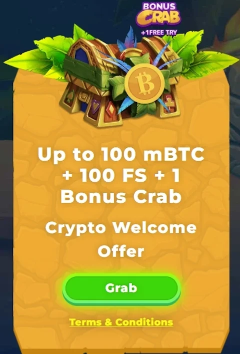Crypto Welcome Offer